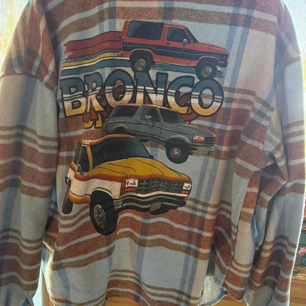 Ford Bronco flannel shirt/jacket Size S